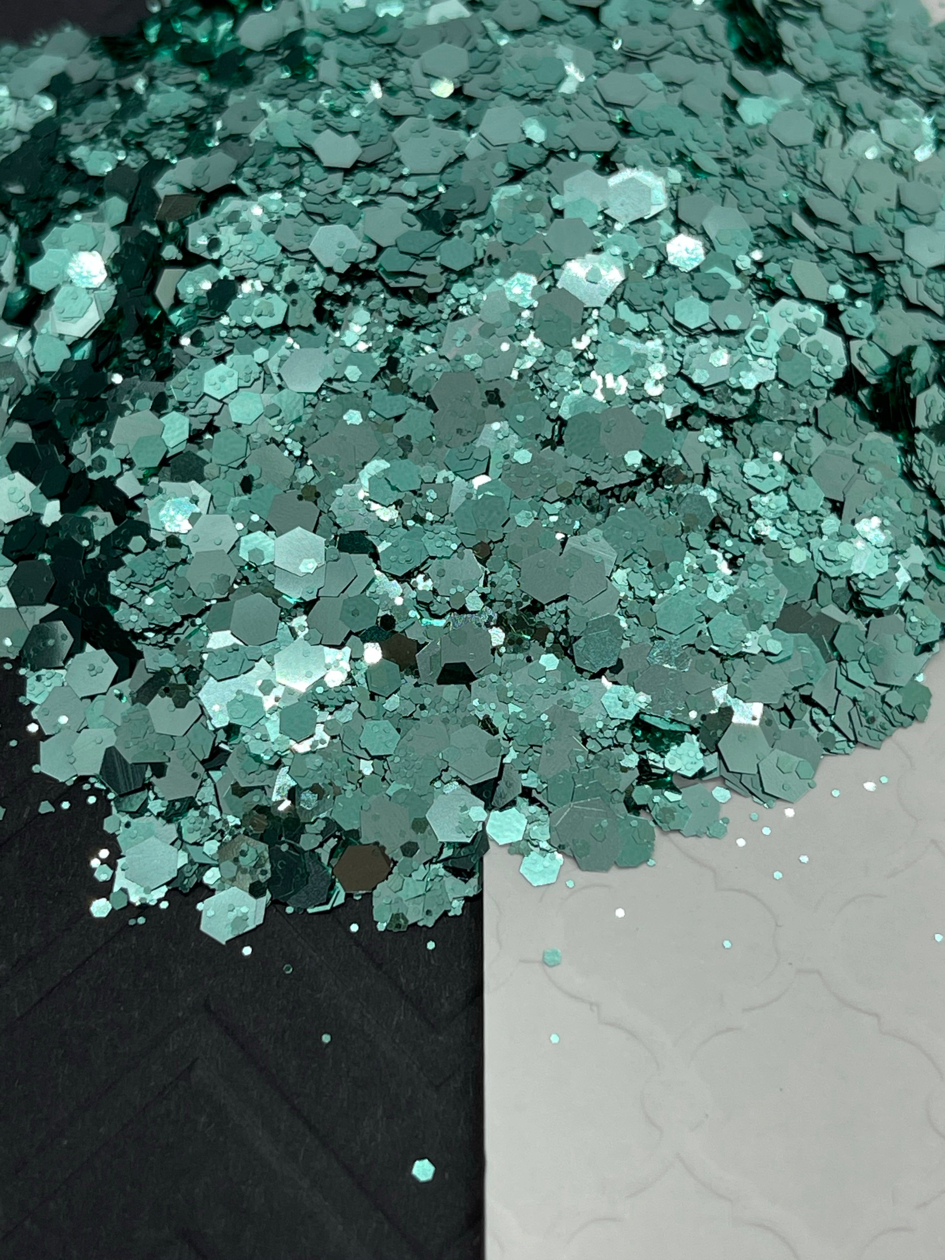 Minty Metallic Chunky Mix – AB Designs, Co.