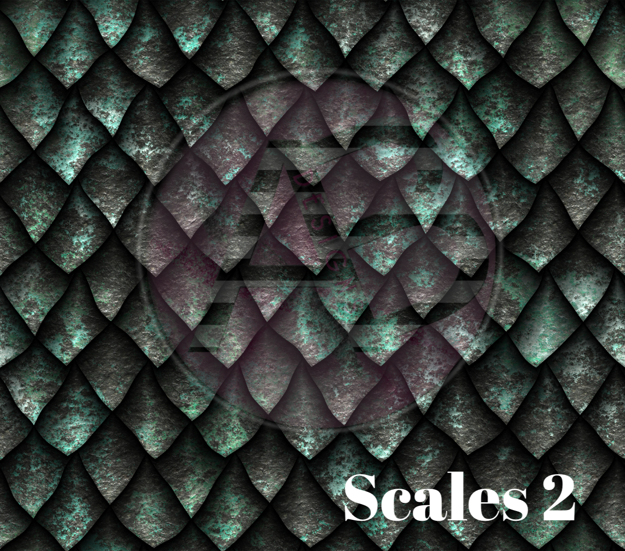 Adhesive Patterned Vinyl - Scales 2