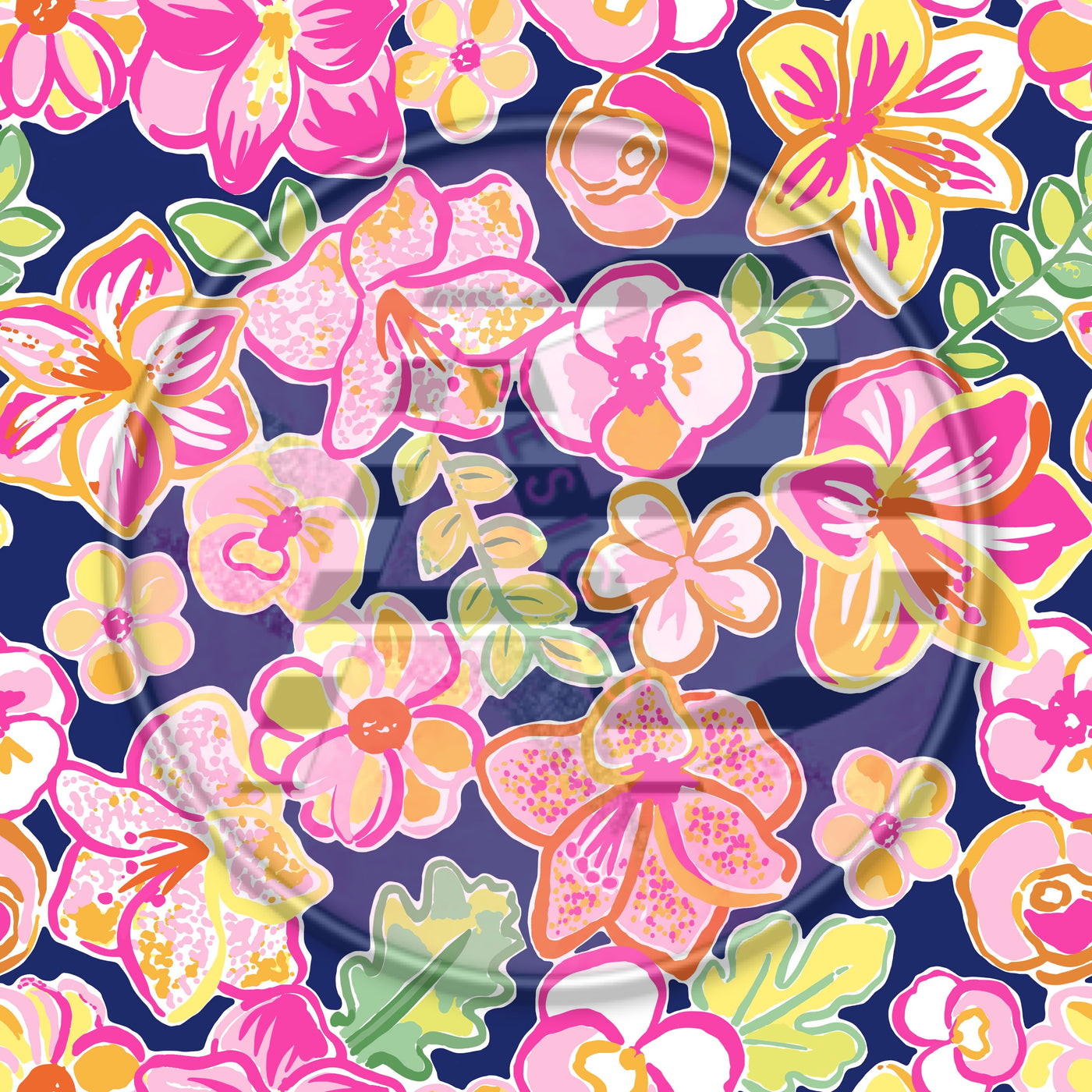 Adhesive Patterned Vinyl - Floral 1349