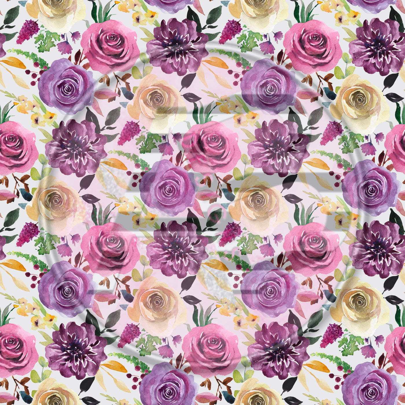 Adhesive Patterned Vinyl - Floral 1621