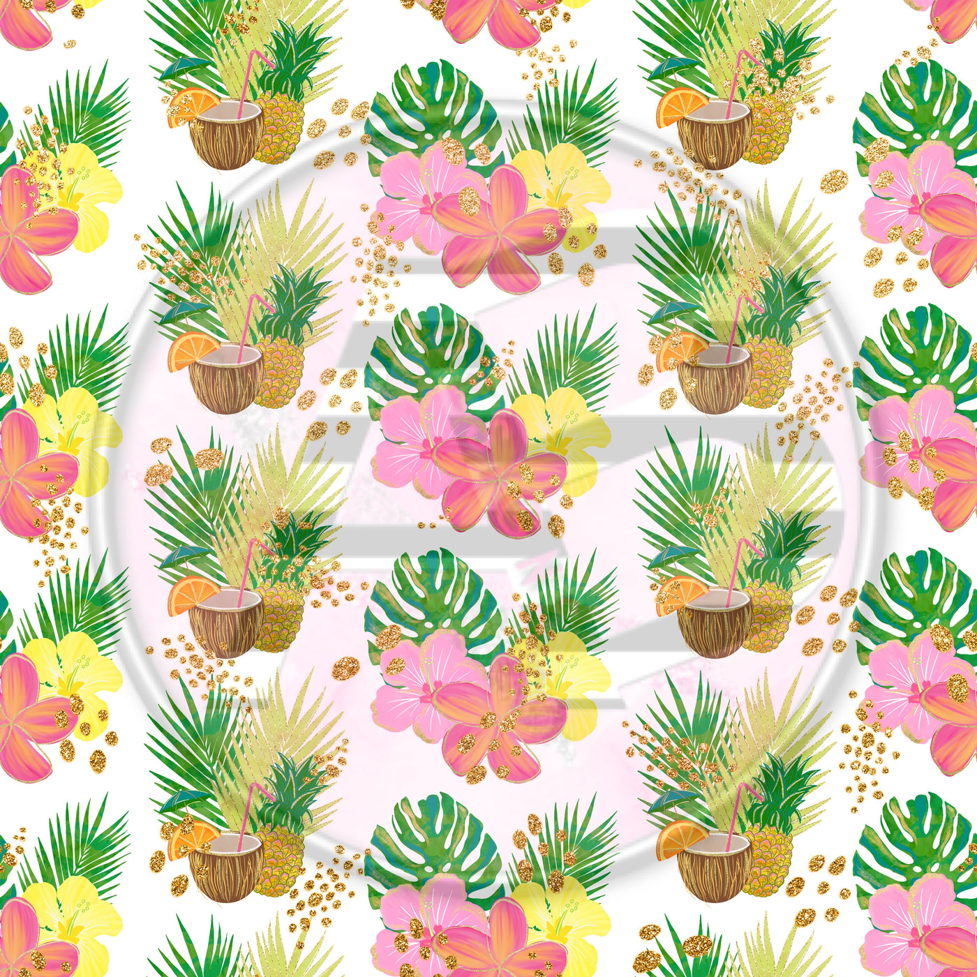 Adhesive Patterned Vinyl - Tropical 932