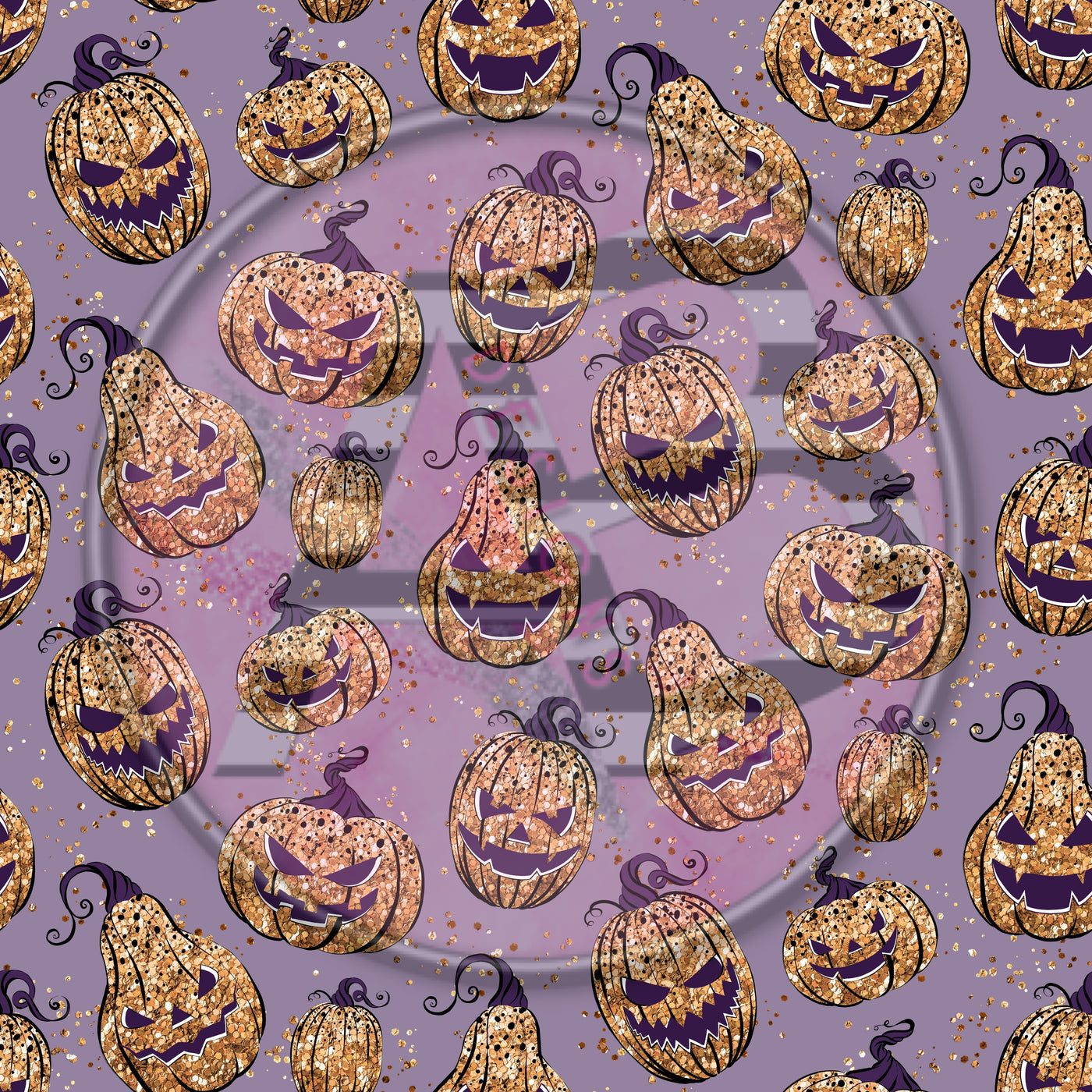 Adhesive Patterned Vinyl - Halloween 2070