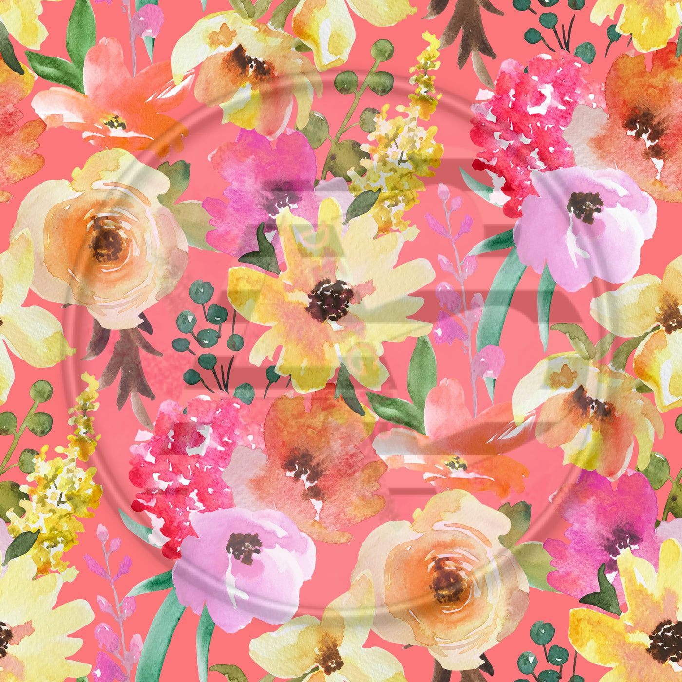 Adhesive Patterned Vinyl - Floral 1230