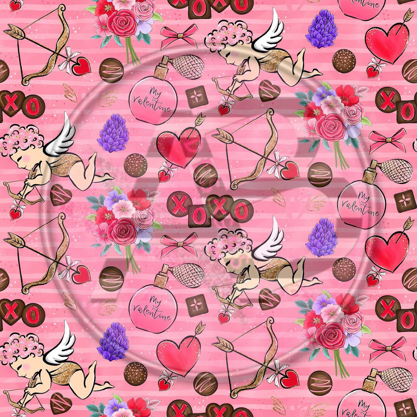 Adhesive Patterned Vinyl - Valentine's 1536