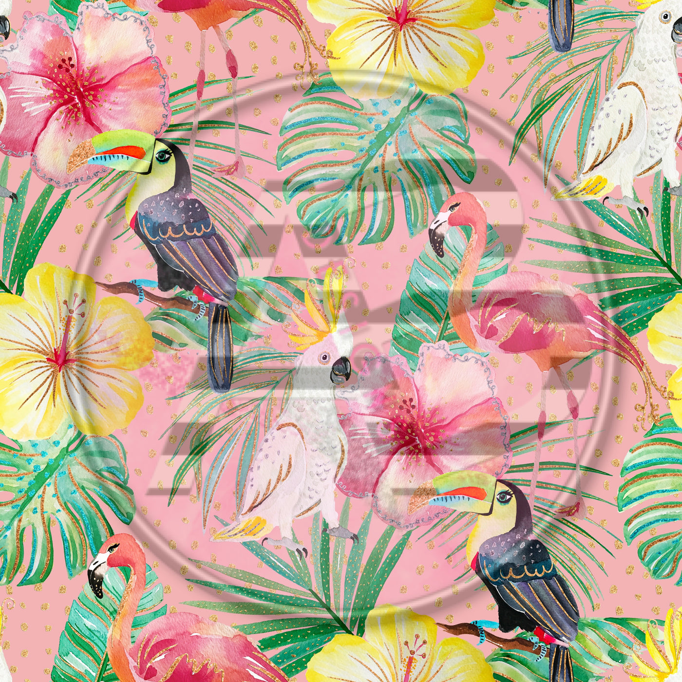 Adhesive Patterned Vinyl - Tropical 713