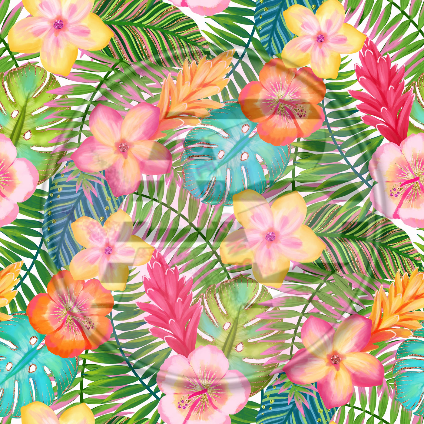 Adhesive Patterned Vinyl - Tropical 199