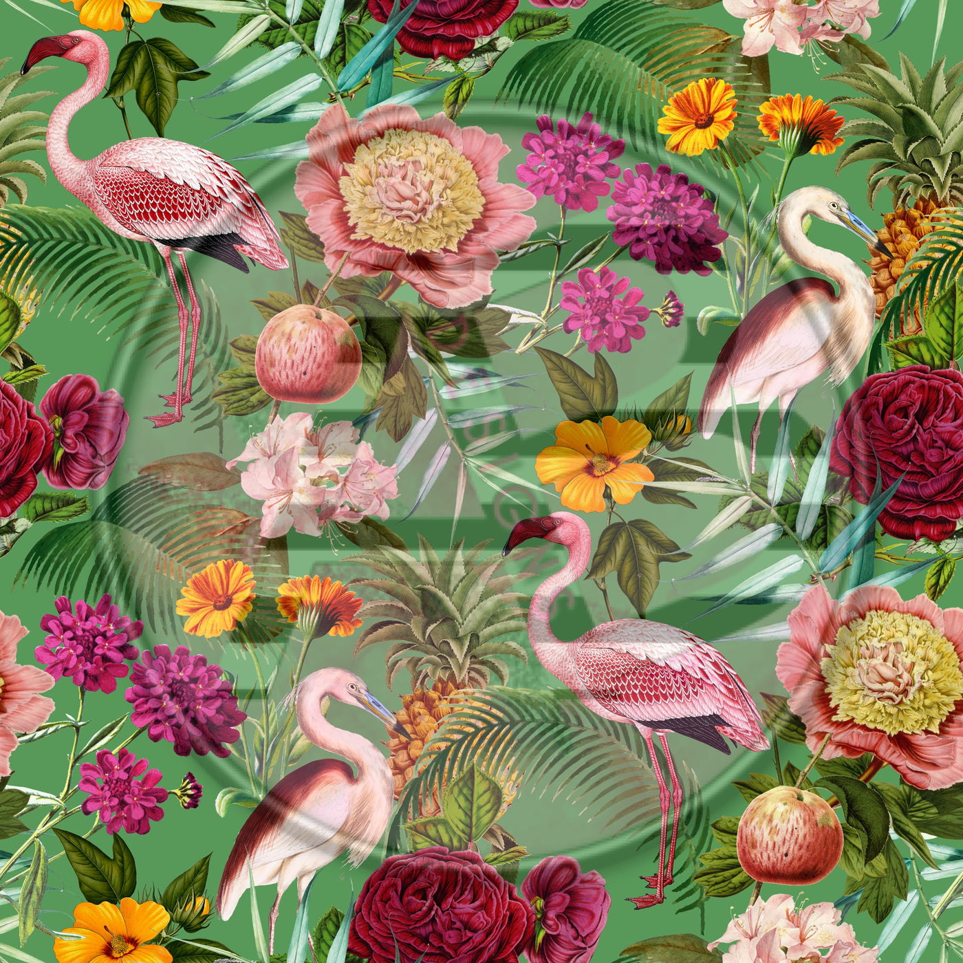 Adhesive Patterned Vinyl - Tropical 1773