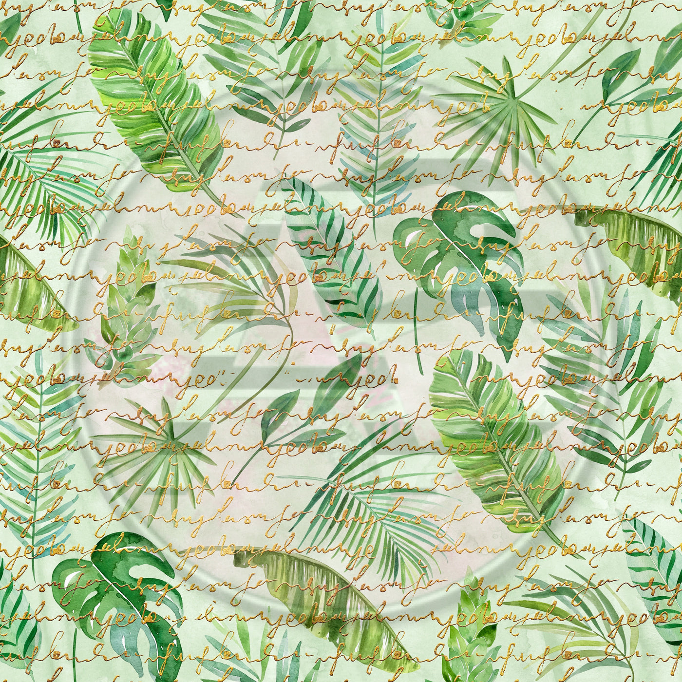 Adhesive Patterned Vinyl - Tropical 1169