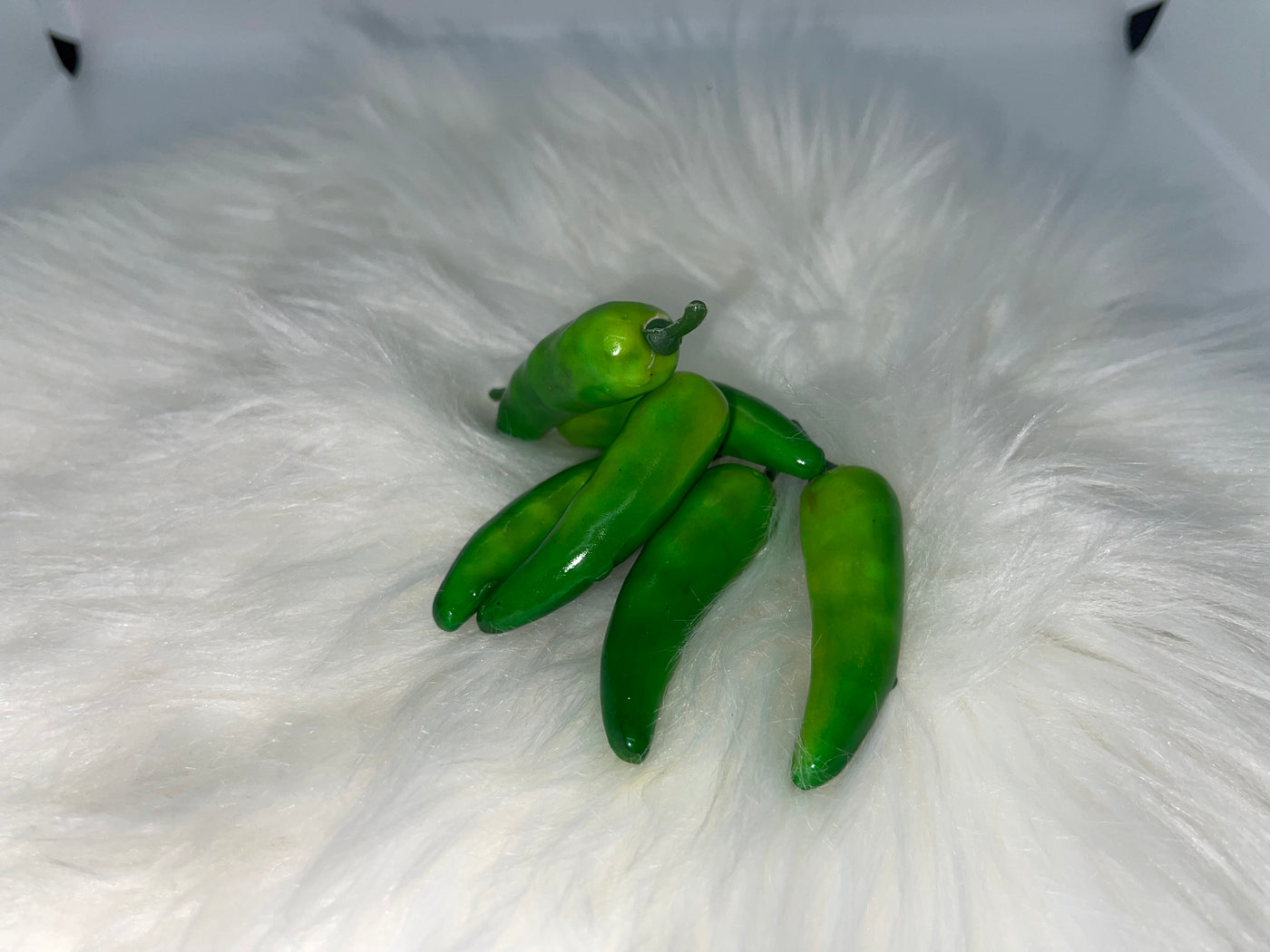 Mini Crafting Fruit Green Chili Pepper