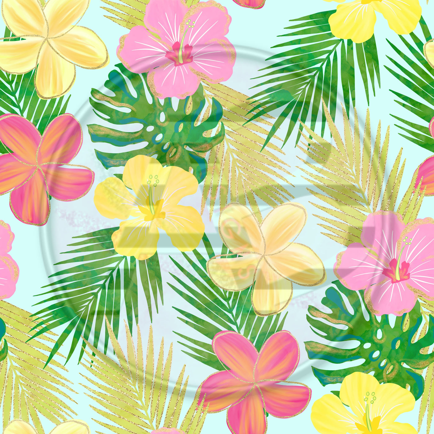 Adhesive Patterned Vinyl - Tropical 931