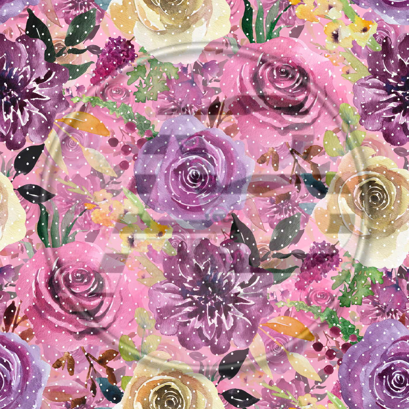 Adhesive Patterned Vinyl - Floral 1618