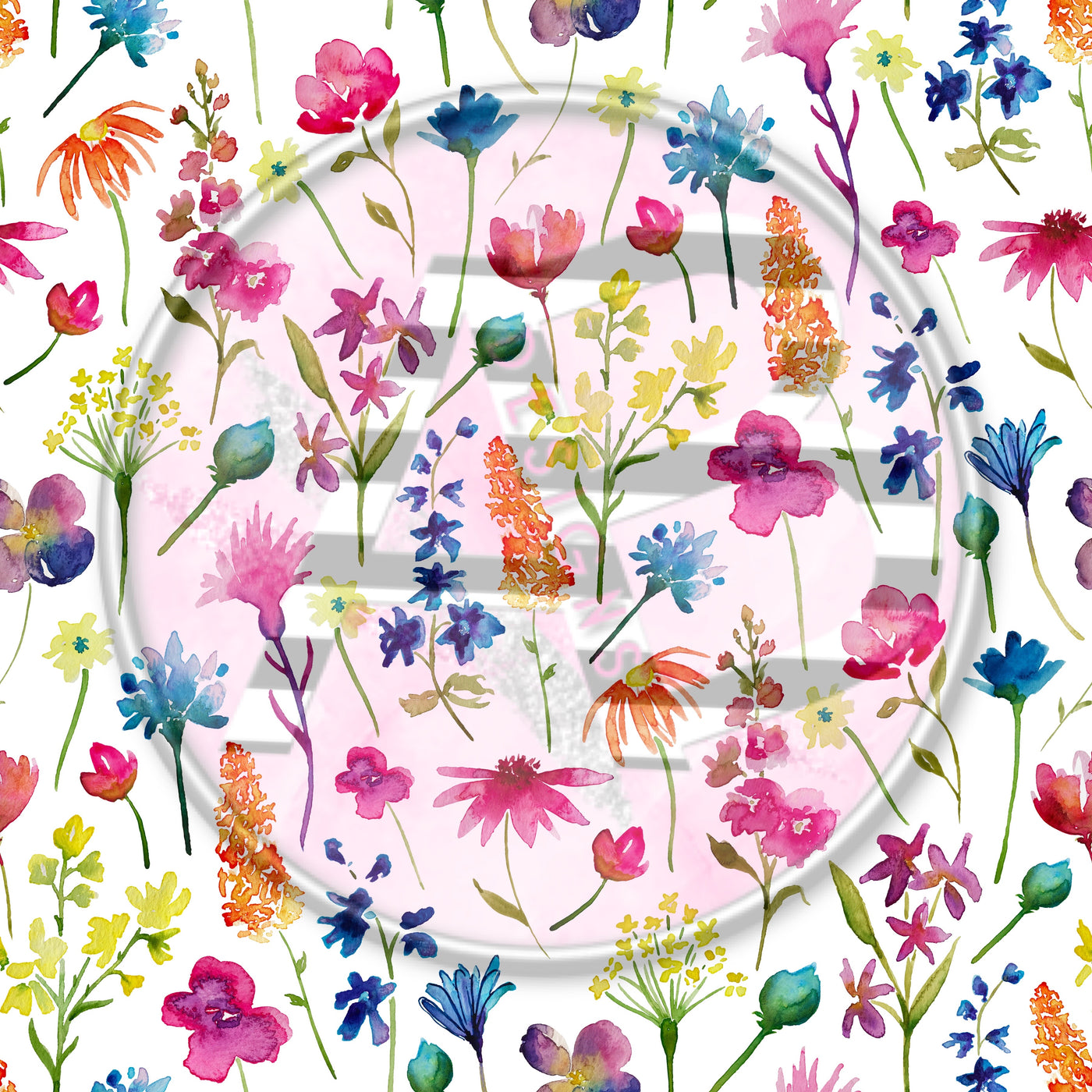 Adhesive Patterned Vinyl - Floral 2161