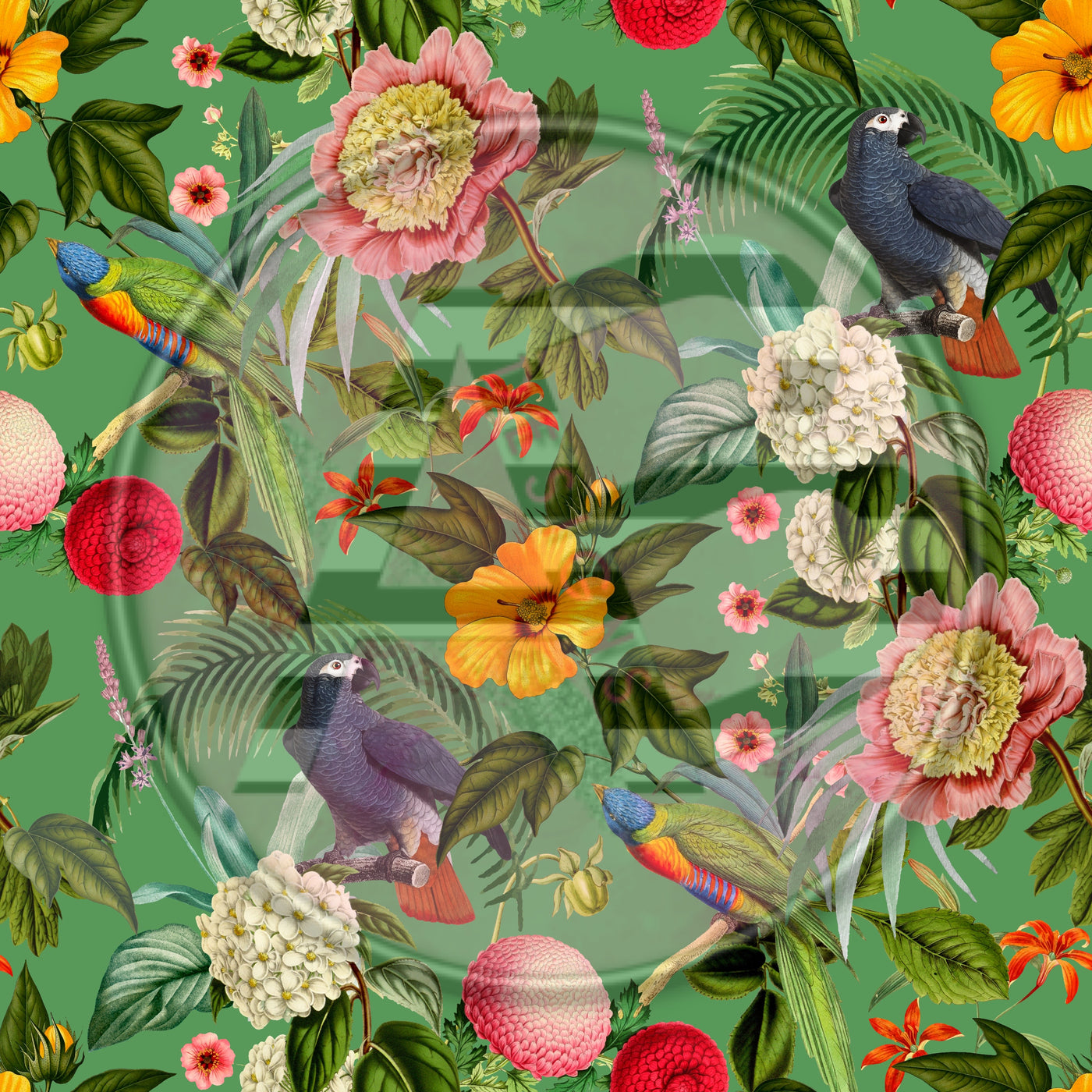 Adhesive Patterned Vinyl - Garden 1778